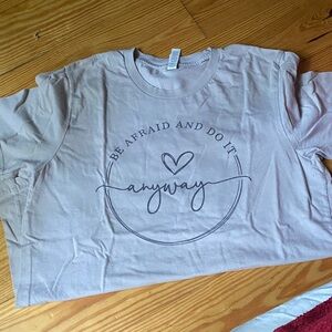 Bella Canvas Gray Tee with Motivational Print